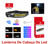 Lanterna de Cabeça Profissional Recarregável Flexível Com Sensor de Movimento KAPBOM KA-L1970