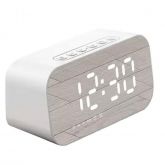 Rádio Relógio Digital Caixa de Som Bluetooth Recarregável SPK-B015