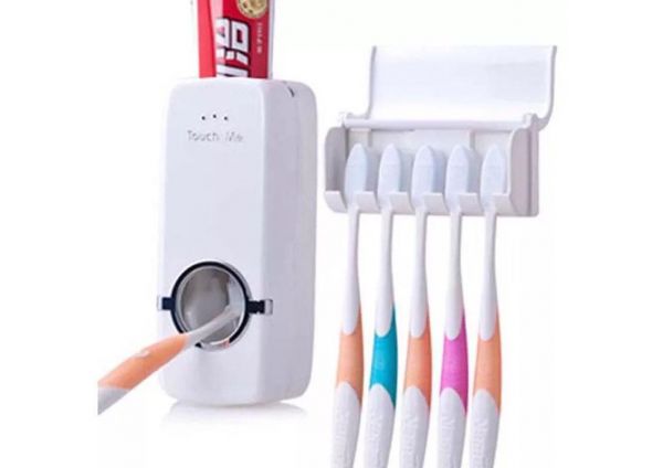 Dispenser Aplicador Pasta Dente Creme Dental Escova Suporte