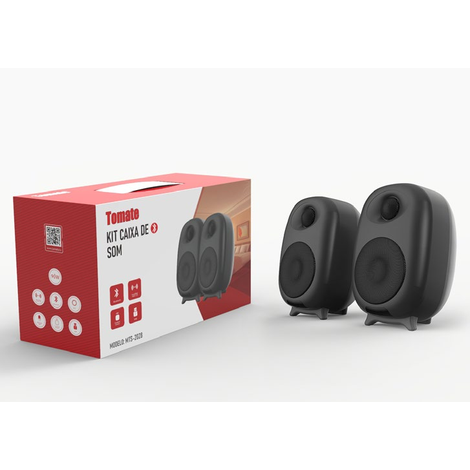 Caixa de Som Estúdio de música Desktop 90W multi função Bluetooth Optico Tomate MTS-2028