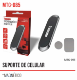 Suporte Veicular para Celular Magnético Com Adesivo 3M Silicone Tomate MTG-085