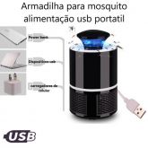 Abajour Armadilha De Mosquito Pernilongo Led Violeta + Fonte