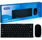 Kit teclado E mouse Slim Com Fio Knup KP-TE122