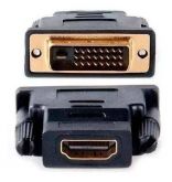 ADATADOR DVI MACHO (24+1) + HDMI FEMEA - LE-5509