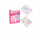 Depilador Elétrico Facial Feminino Escova Kemei Km-3204