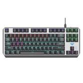 Teclado Gamer Mecânico c/fio LED RGB Metalizado AULA F2067