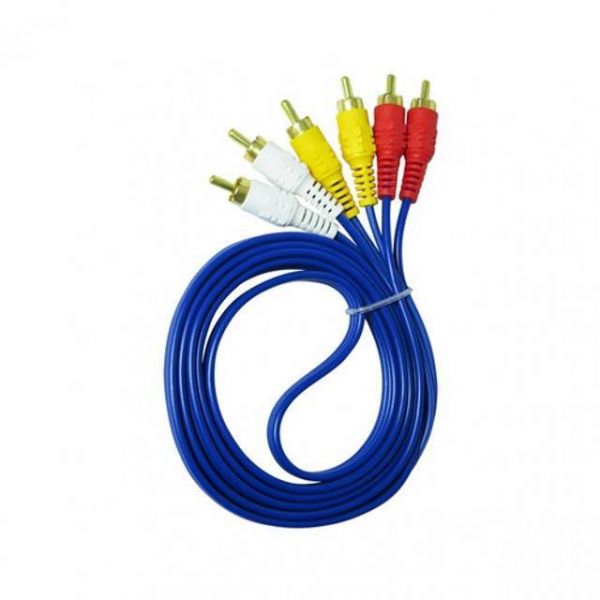 Cabo para DVD 3 RCA com 3 RCA 1.5M IT BLUE LE-1013