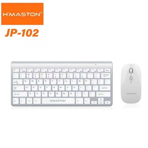 Kit Teclado e Mouse Sem Fio Slim H maston JP-102