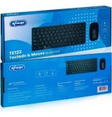 Kit teclado E mouse Slim Com Fio Knup KP-TE122