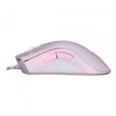 Mouse Gamer Rosa Boreal 5 Botoes 7.200 Dpi OEX GAME MS319
