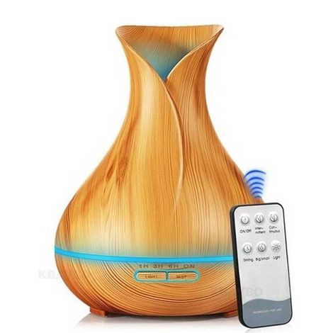 Difusor Grande de aromático ultrassônico e umidificador 500ML com led colorido Bmax BM029