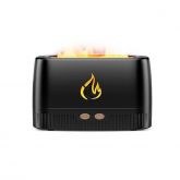 Umidificador De Ar Aromatizador Difusor Aroma Fogo Led Usb