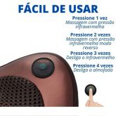 Almofada Massageadora Movimentos Shiatsu Infravermelho