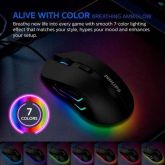 Mouse Gamer Com Fio 2400dpi LED RGB 6 Botões Philips G313/SPK9313