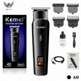 Máquina De Cabelo Acabamento E Barba Profissional Kemei KM-1113