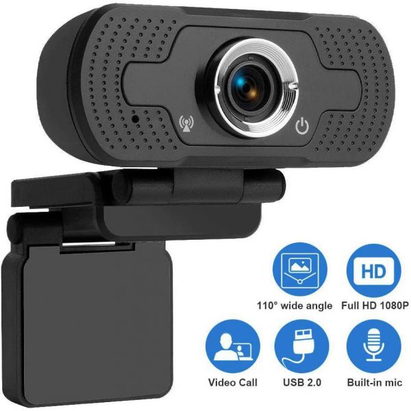 Webcam 1080P Full Hd Usb Câmera De Computador Com Microfone