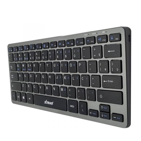 Kit Teclado e Mouse Slim usb Sem Fio e Bluetooth Bateria Recarregável XTRAD HK8860