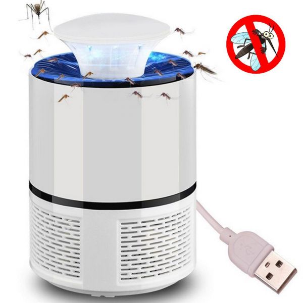 Abajour Armadilha De Mosquito Pernilongo Led Violeta + Fonte