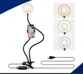 Anel Luz Iluminador Led Ring Light Suporte Celular Vídeo