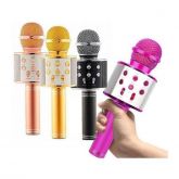 Microfone Karaoke Sem Fio Via Bluetooth