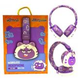 Fone de ouvido bluetooth infantil Jellie Monster Slumber Party XTRAD LC-870