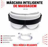 Máscara de Massagem para olhos toca música compressa quente Tomate AM-132