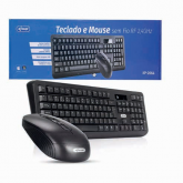 Kit Teclado e Mouse Sem Fio Knup KP-2064