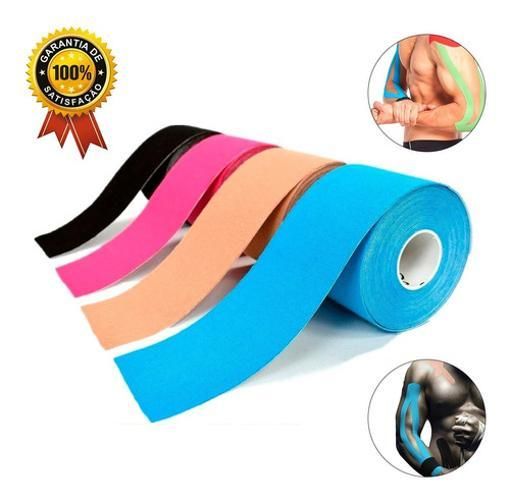 Fita Kinesio Tape Bandagem Fisioterapia Alivio Muscular