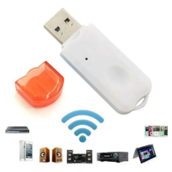 Adaptador Receptor Bluetooth Usb Pendrive Carro Musica