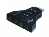 Adaptador De Som Usb 7.1 Digital 4 Saidas Knup Hb-T65