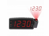 Radio Relógio Despertador Digital Fm Usb E Projetor Hora Lelong Le-672