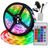 Fita Led 5050 Rgb Colorida 5M 16 Cores Luz Rolo + Controle