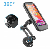 SUPORTE DE CELULAR ATÉ 6.50 POLEGADAS PROVA DA ÁGUA PARA MOTO BICICLETA TOMATE MTG-016D