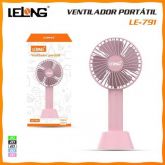 Mini Ventilador de mão com suporte de mesa Lelong LE-791 / LE-5708