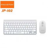 Kit Teclado e Mouse Sem Fio Slim H maston JP-102