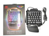 Teclado Gamer Led Única Mão KNUP KP-TM006