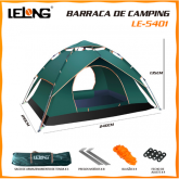 Barraca de Camping Material Tecido oxford + Liga de alumínio 240CM*210CM*135CM* LELONG LE-5401