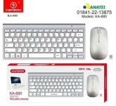 Kit Teclado e Mouse Sem Fio Kapbom KA-685