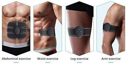 Estimulador e Tonificador Muscular EMS Fit para Abdomen Braços e Corpo