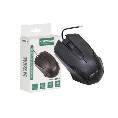 Mouse Com Fio Verde SB-S03