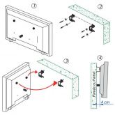 SUPORTE FIXO PARA TV E MONITOR TELAS DE 10" A 100" POLEGADAS ATÉ 100 kg QUALITY SUPOP