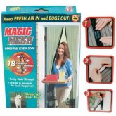 Cortina Mosquiteiro Tela Contra Mosquito Magic Mesh